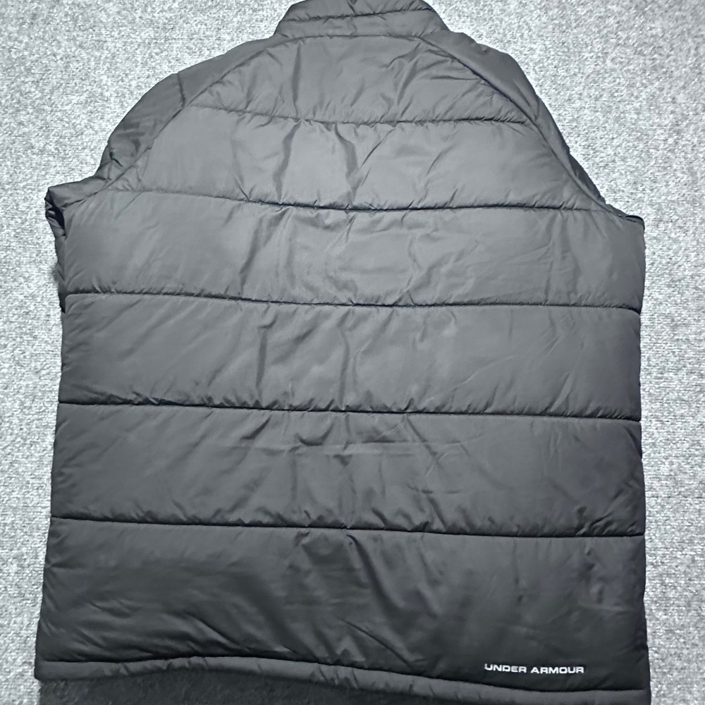 Under Armour Men's‎ Black Puffer Jacket Storm Technology Full Zip Size XL